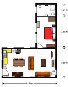 Raffaello 2 + 2 pers. plan