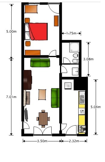 Rossini 2 + 2 pers. plan